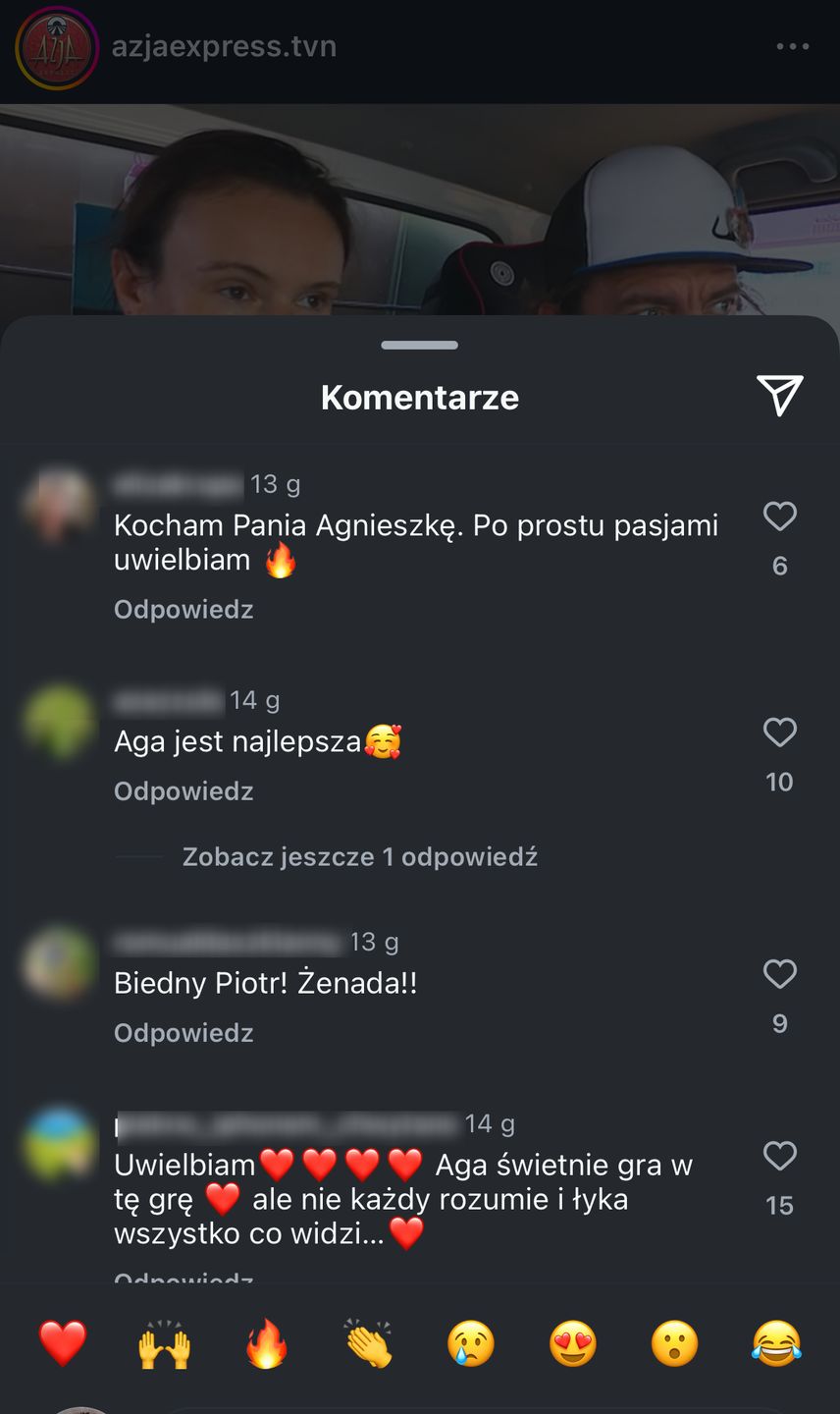 Internauci komentują "Azję Express"
