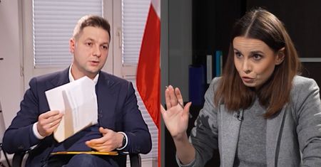 Jaki odpowiada na program TVN24, dziennikarka kontruje. "To nie był normalny wywiad"