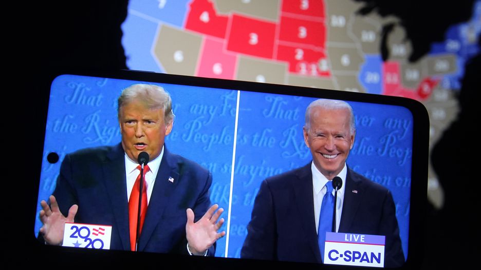 Donald Trump i Joe Biden mają podobne notowania