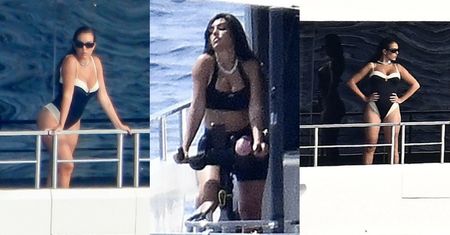 Odziana w bikini Georgina Rodriguez strzela pozy na LUKSUSOWYM JACHCIE. Taka to pożyje? (ZDJĘCIA)