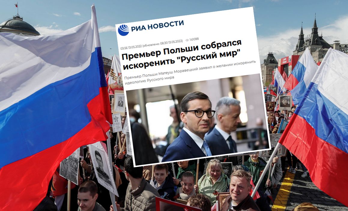 Rosyjska propaganda uderza w premiera Mateusza Morawieckiego 