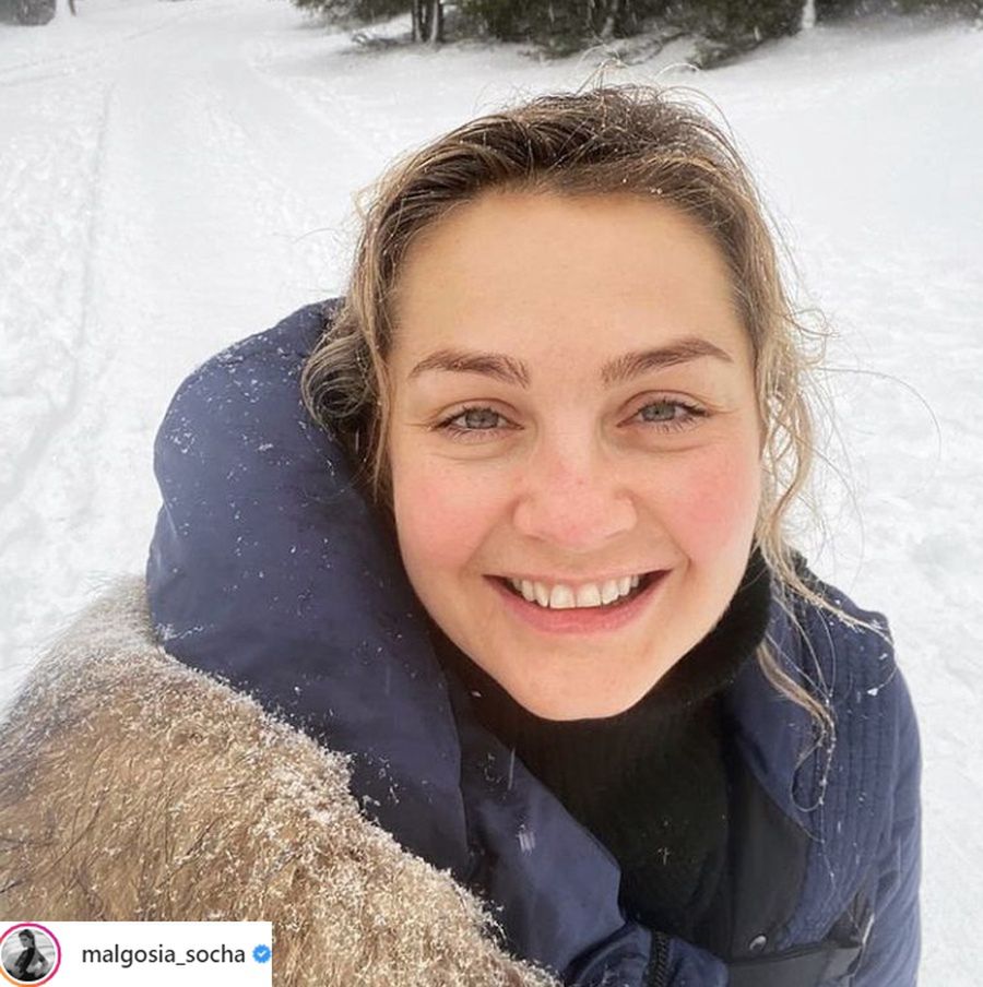 Małgorzata Socha wypoczywa z rodziną w górach