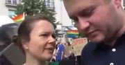 Chrześcijanka do prawicowego reportera podczas Marszu Równości w Białymstoku: "W Polsce ogromny procent dzieci wychowują pary jednopłciowe - MAMA I BABCIA" (WIDEO)