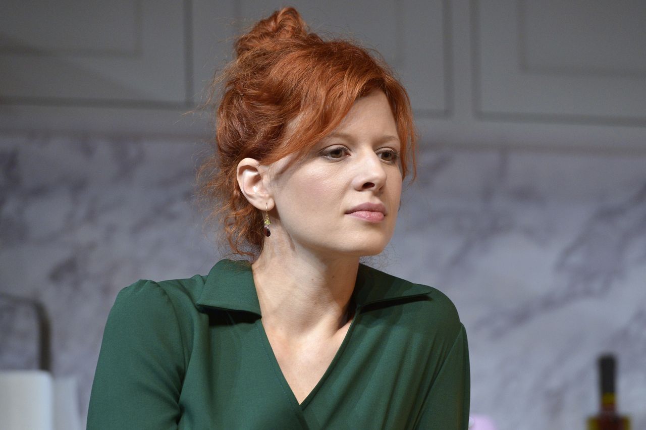 Karolina Gruszka rozmawia z córką o wojnie. Jej mąż jest Rosjaninem