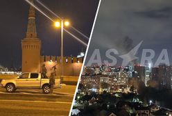 Atak dronów na Moskwę. Słychać eksplozje