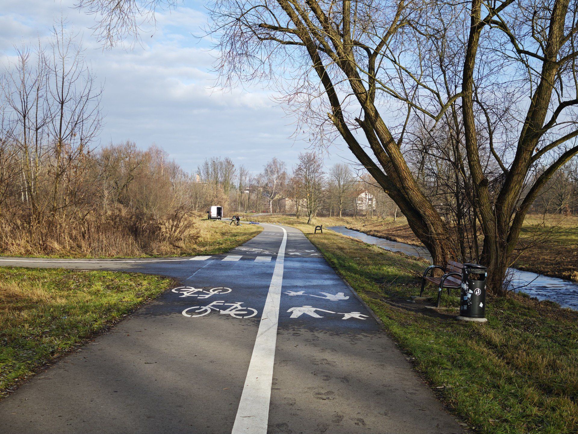 Na istniejącym odcinku Chechłostrady w Chrzanowie trwają prace
