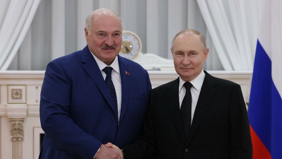 Alaksandr Łukaszenka i Władimir Putin