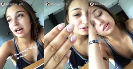 "Zniszczona Open'erem" Julka Wieniawa apeluje o pomoc na Instagramie: "Jak szybko pozbyć się toksyn? WODA MI PODESZŁA"