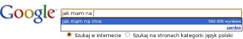 10 nieprzewidywalnych auto-uzupełnień w Google 2