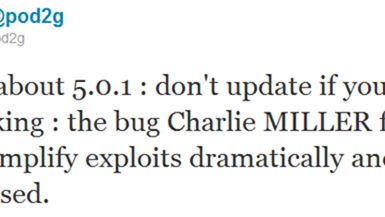 Fani jailbreaku, rączki z dala od iOS 5.0.1 1