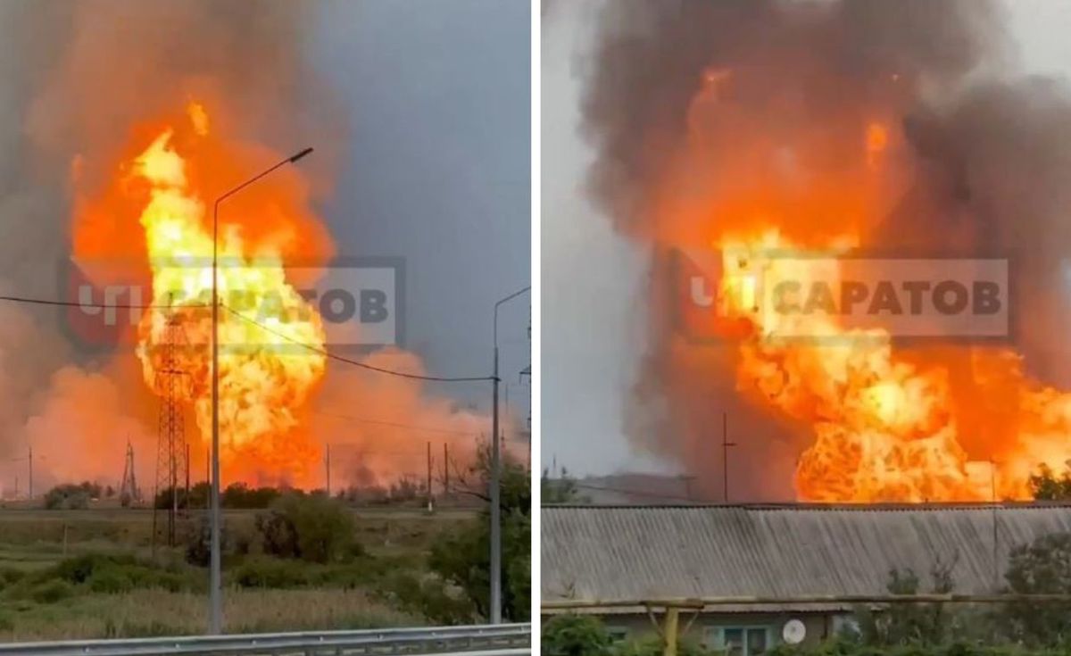 Ogromny pożar w Rosji. Płomienie sięgają kilkudziesięciu metrów