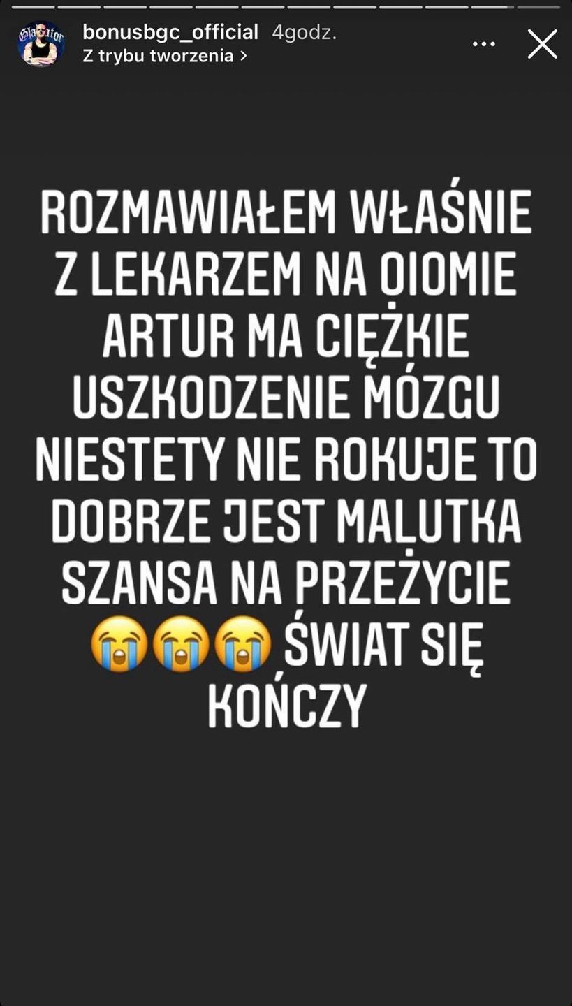 Artur "Waluś" Walczak walczy o życie po występie na PunchDown 5
