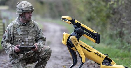 Towarzysz broni - robot. Wszystko zniszczone, żadnych zabitych