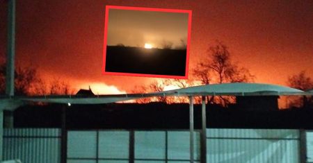 Port Tiemriuk ciągle płonie. Rosjanie bezradni