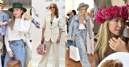 Celebrytki bawią się w "polskie Ascot": Joanna Przetakiewicz, Natalia Klimas, Agnieszka Woźniak-Starak... (ZDJĘCIA)