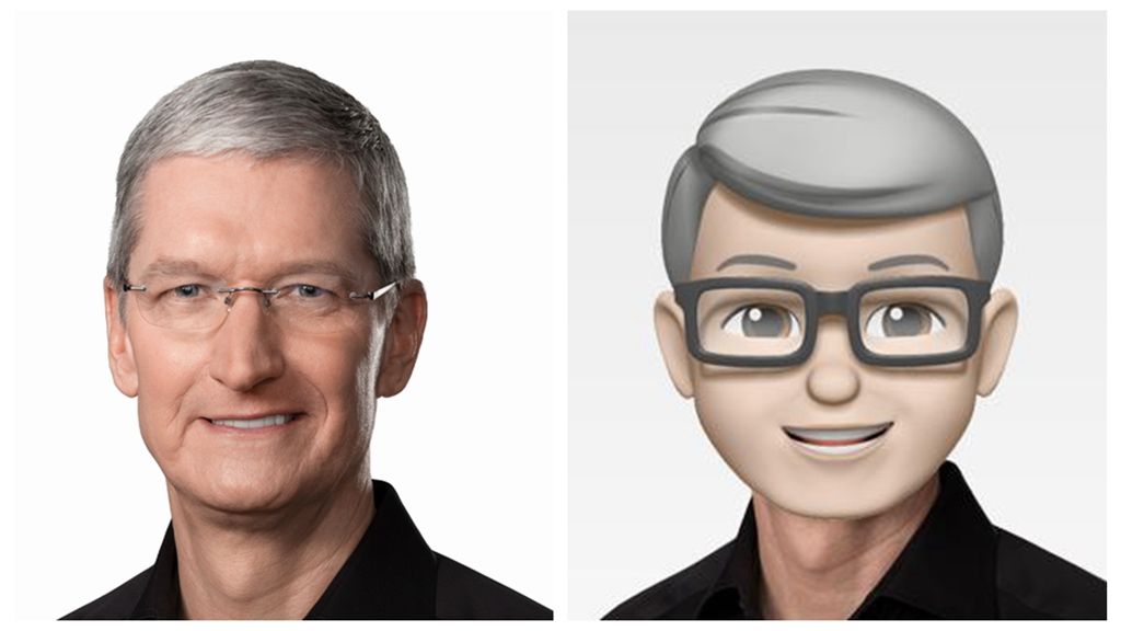 Tim Cook jako Memoji