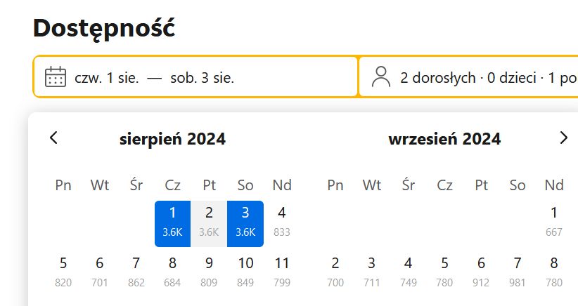 Wiele obiektów winduje ceny w terminie koncertów
