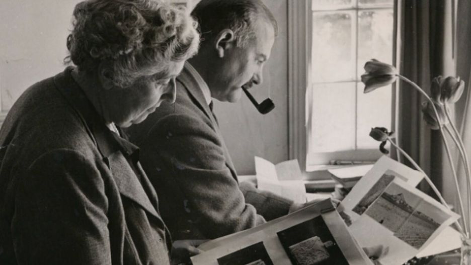 Agatha Christie i jej mąż archeolog Max Mallowan