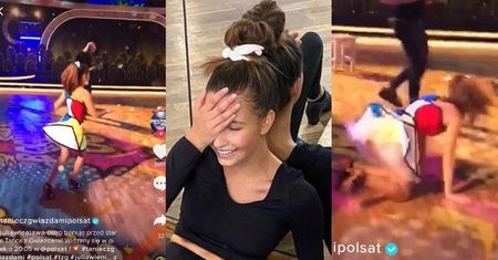 "Niezdarna" Julia Wieniawa PRZEWRACA się na parkiecie w trakcie tańca w "zabawnym" TikToku: "Hahahaha, JEZU" (FOTO)