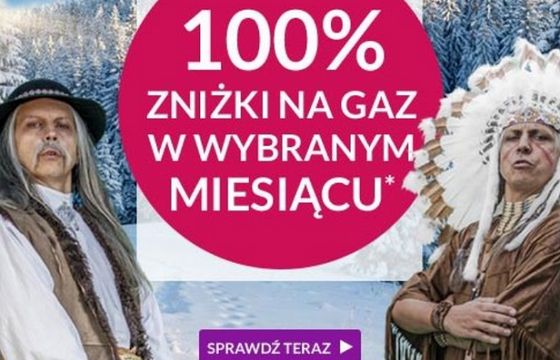 Góral i Indianin reklamują miesiąc gazu za darmo od firmy Duon (wideo)