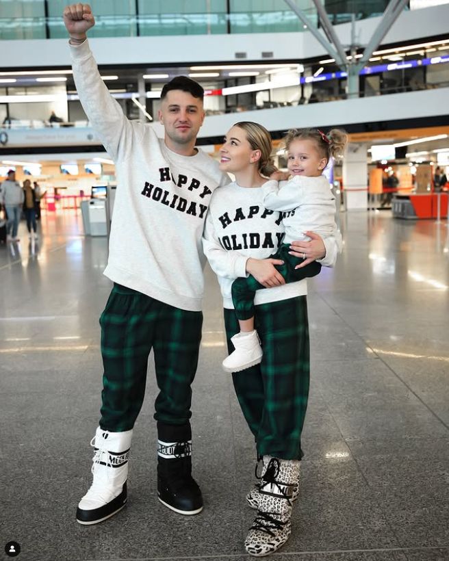 Andziaks i Luka z córką