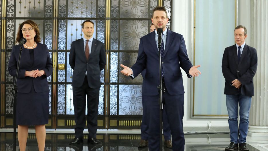 Rafał Trzaskowski zastępuje Małgorzatę Kidawę-Błońską jako kandydat KO na prezydenta