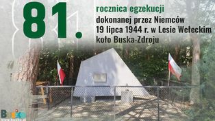Busko-Zdrój: 81. rocznica zbiorowej egzekucji dokonanej przez Niemców w Lesie Wełeckim. Wzruszające uroczystości z udziałem żołnierzy