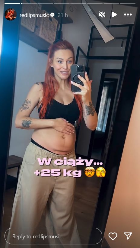 Ruda z Red Lips pokazuje brzuch 5 tygodni po porodzie