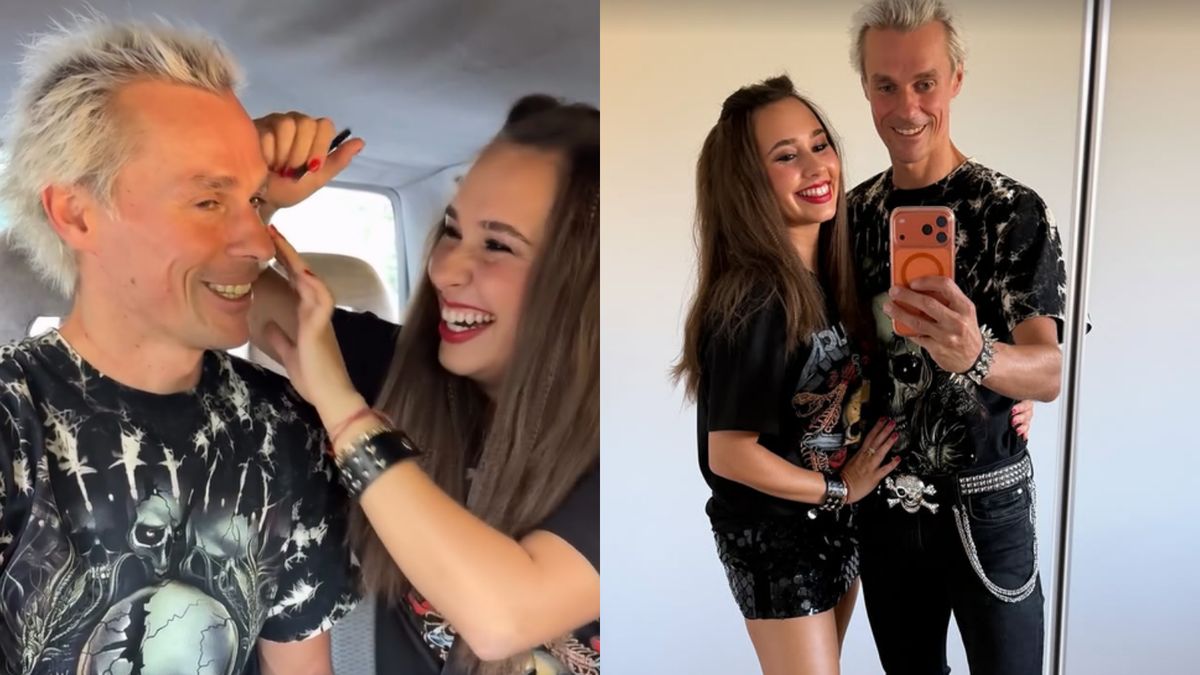 Piotr Żyła i Marcelina Ziętek chwalą się rockowymi stylizacjami
