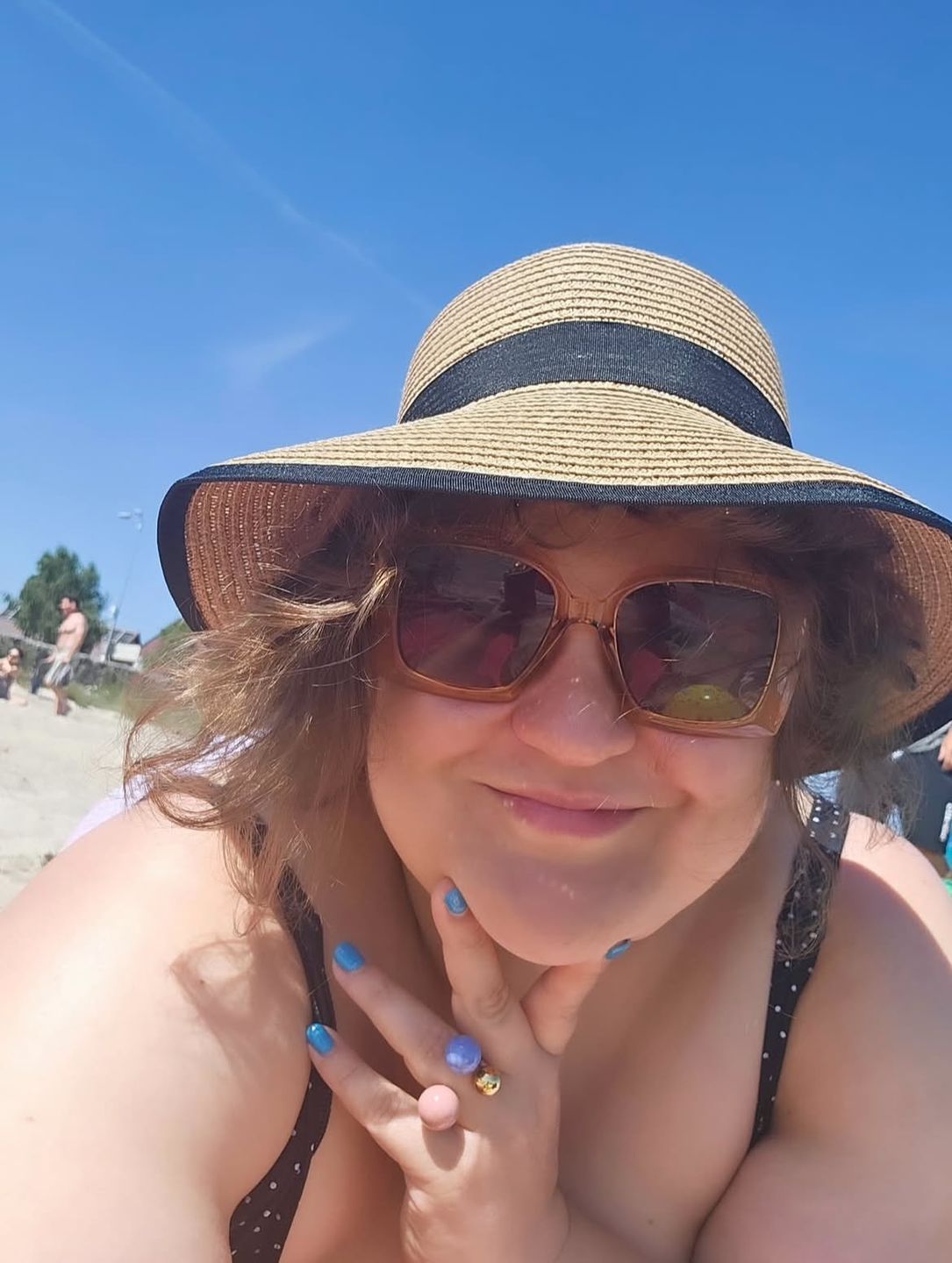 Szaleństwo Dominiki Gwit na plaży