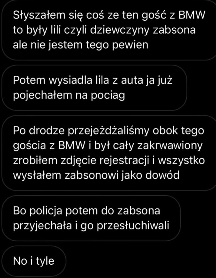 Informacje o bójce