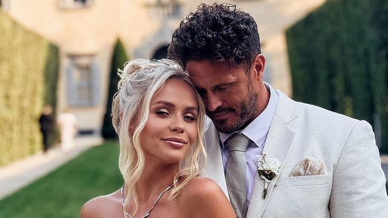 Anna Skura z partnerem