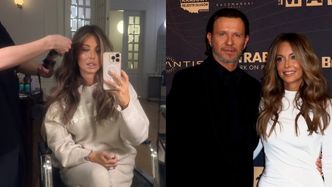 Szykowni Małgorzata Rozenek i Radosław Majdan posyłają uśmiechy na gali Wektorów. Piękna z nich para? (ZDJĘCIA)