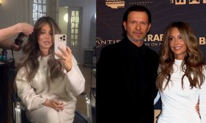 Szykowni Małgorzata Rozenek i Radosław Majdan posyłają uśmiechy na gali Wektorów. Piękna z nich para? (ZDJĘCIA)