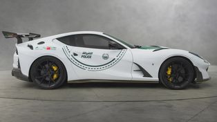 Policja w Dubaju ma nowy radiowóz. To 830-konne Ferrari od Mansory