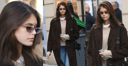 Zabiegana Kaia Gerber w codziennej stylizacji za 40 tysięcy złotych