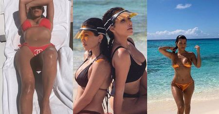 Rajskie wakacje Kim i Kourtney (ZDJĘCIA)