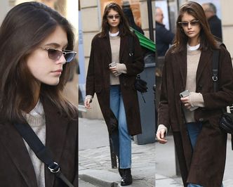 Zabiegana Kaia Gerber w codziennej stylizacji za 40 tysięcy złotych