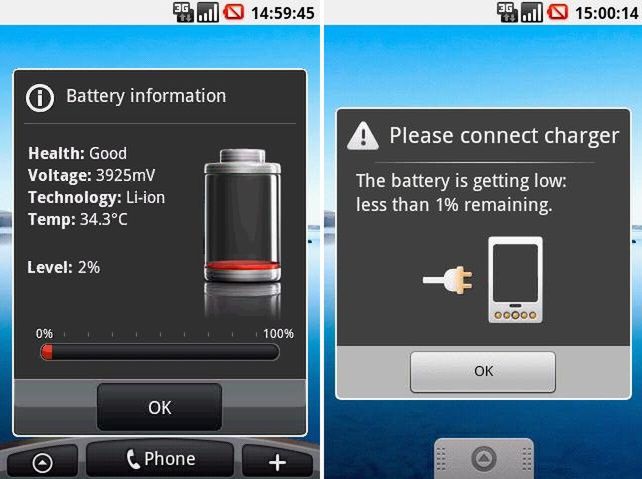 Wywoływanie fałszywego komunikatu o słabej baterii na Androidzie