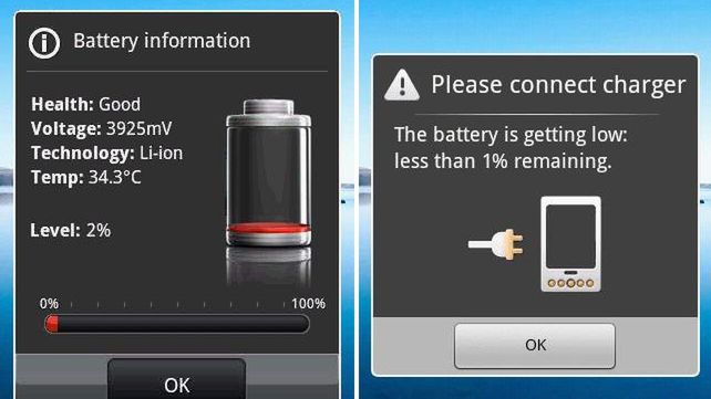 Wywoływanie fałszywego komunikatu o słabej baterii na Androidzie 1