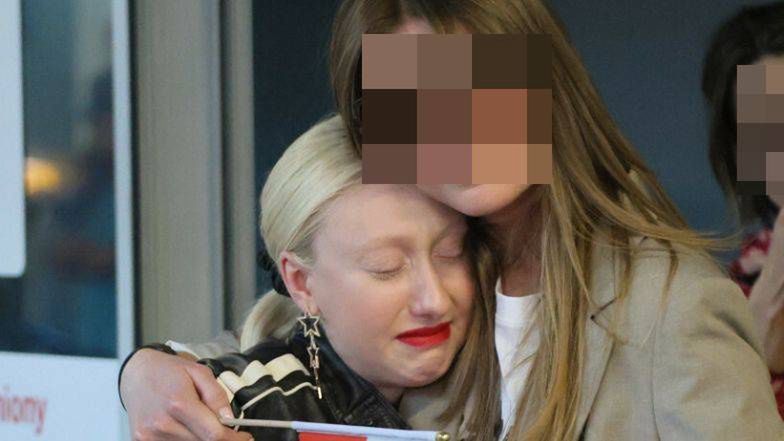 Luna nie kryła łez