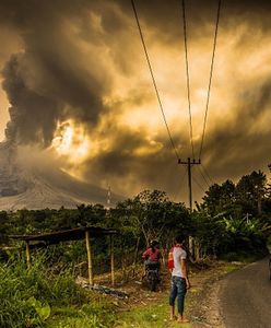 Sumatra. Kolejna erupcja wulkanu Sinabung. Słup popiołu sięgał ponad 5 km
