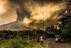 Sumatra. Kolejna erupcja wulkanu Sinabung. Słup popiołu sięgał ponad 5 km