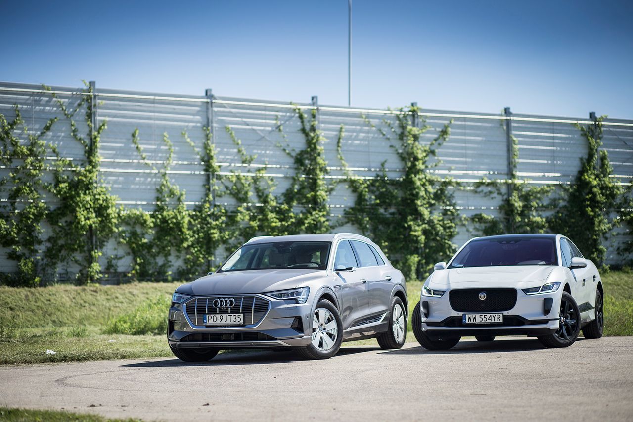 Jaguar I-Pace kontra Audi e-tron. Porównanie elektrycznych crossoverów