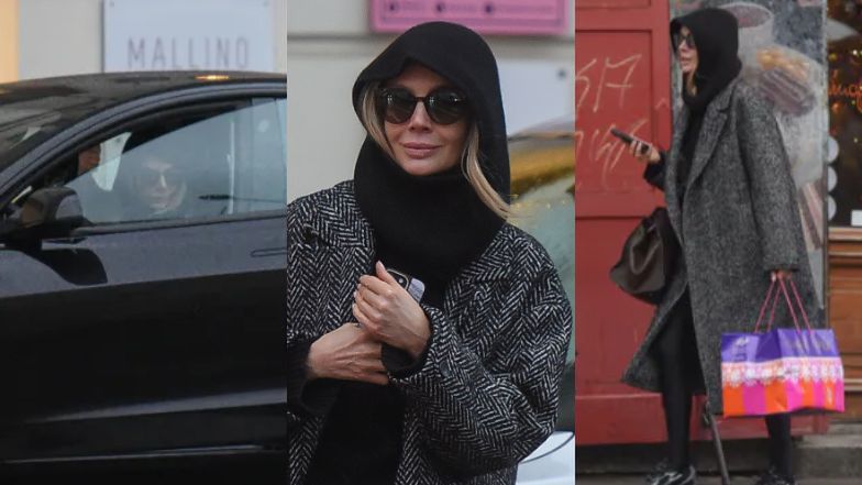 Agnieszka Woźniak-Starak "przyłapana" na mieście 