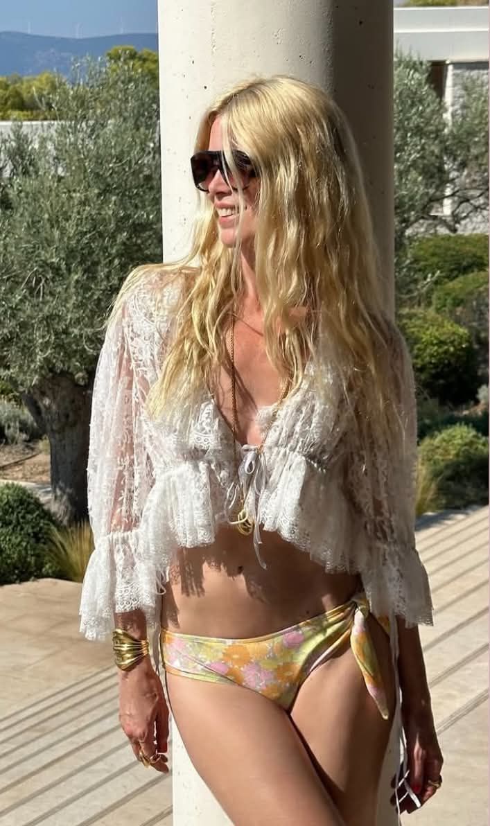 Claudia Schiffer na wakacjach