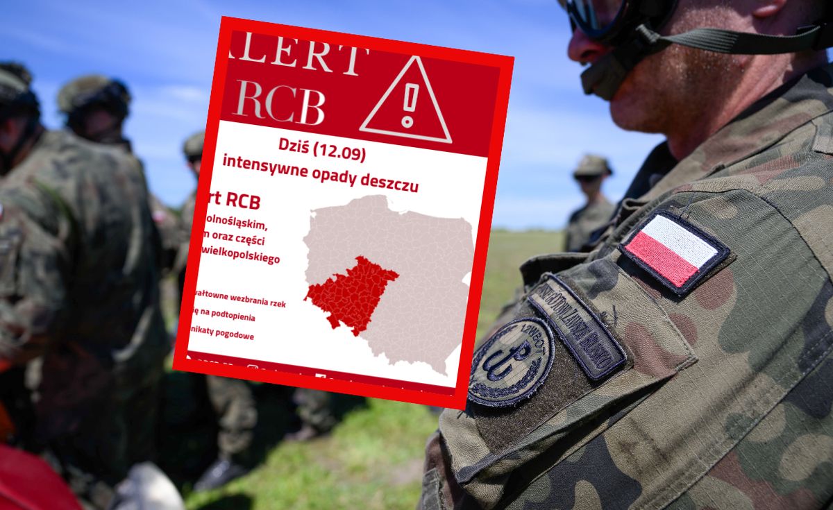 Żołnierze WOT postawieni w stan gotowości w związku z zapowiadanymi intensywnymi opadami deszczu