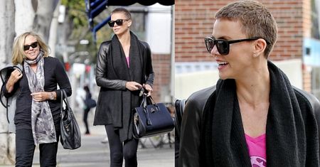 Charlize Theron obcięła włosy! (ZDJĘCIA)