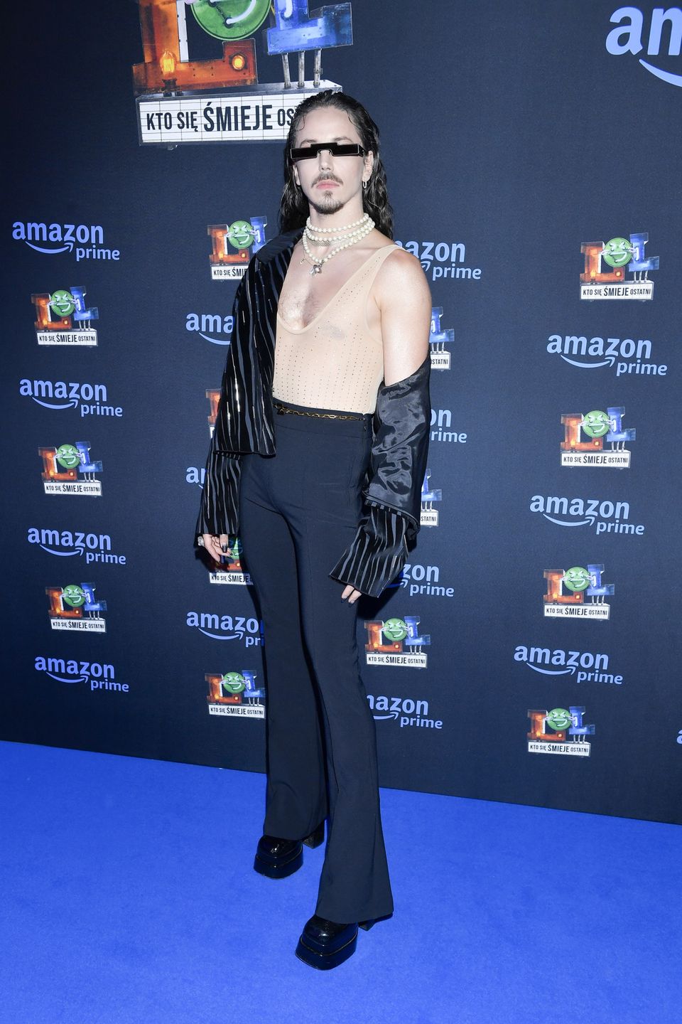 Michał Szpak na premierze show "LOL: Kto się śmieje ostatni"