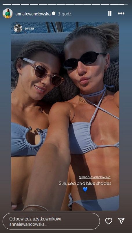 Anna Lewandowska wskoczyła w bikini 